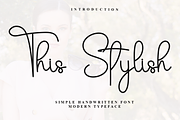 This Stylish, a Handwritten Font by InermediaSTUDIO (Thumbnail 1 of 7)