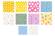 Easter Polka Dot Seamless Patterns, an Illustration by Dream Creation (Thumbnail 7 of 7)