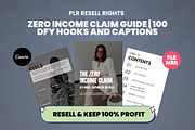 Zero Income Claim Guide MRR PLR, a Marketing Template by Design By Hira (Thumbnail 1 of 9)