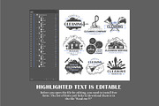 9 Cleaner Service Logos Templates 1, a Branding & Logo Template by Art Design (Thumbnail 5 of 5)