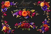 Harvest Moon Floral Clip Art Kit, an Object Graphic by Eclectic Anthology (Thumbnail 4 of 21)