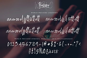 World Pressure / 4 Brush Styles, a Script Font by Haksen (Thumbnail 7 of 8)