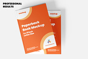 Paperback Book Mockup 8x11 inch, a Books & Magazine Mockup by Illusiongraphic (Thumbnail 8 of 26)