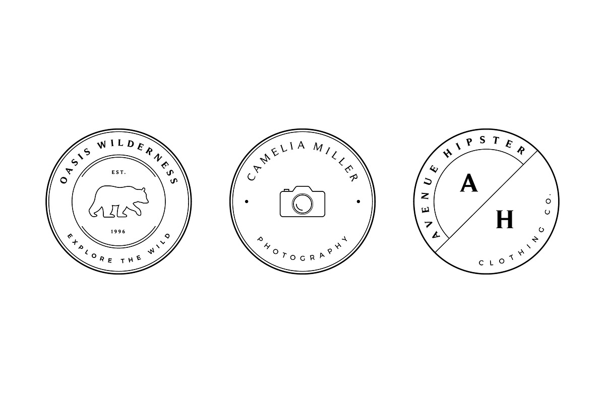 9 Stamp Logos, a Branding & Logo Template by ChicGraphix (Photo 4 of 10)