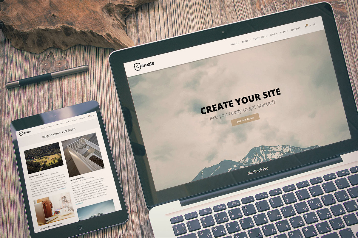 Create - Multipurpose WP Theme, a WordPress Template by ThemeTrust (Photo 3 of 3)