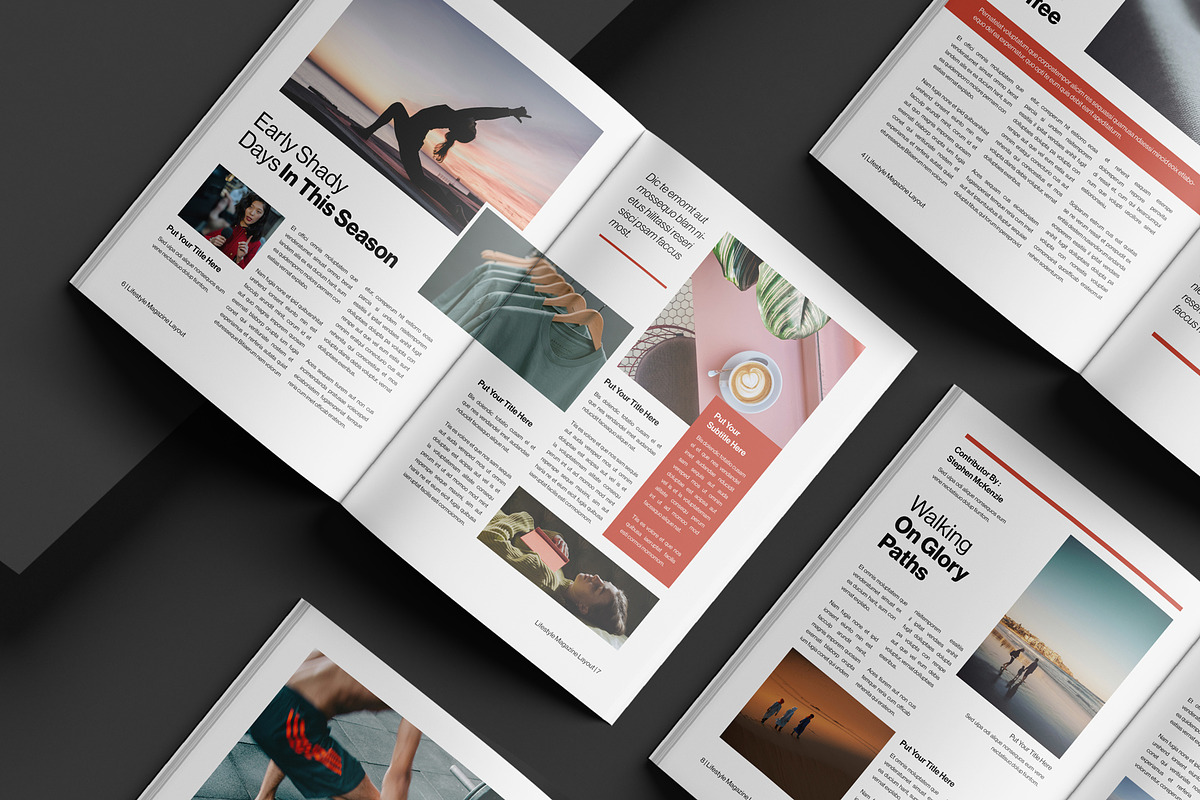 Lifestyle Magazine Template preview 6