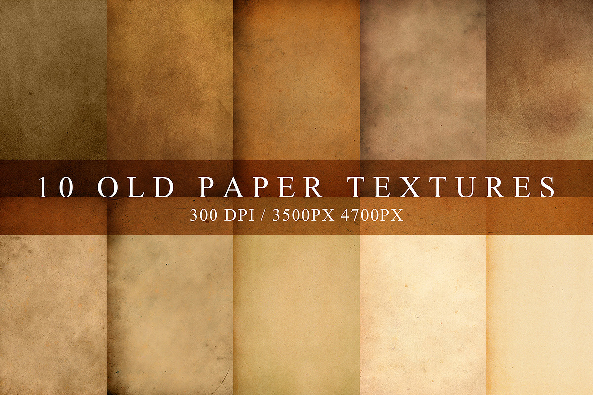 Old Paper Textures, a Texture Graphic by Honnum Graphic Art (Photo 1 of 8)