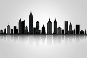 Modern City Skyline Vector Bundle, an Illustration by abu67222 (Thumbnail 6 of 7)