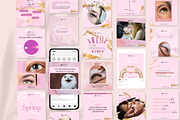 Lash Technician Template | Canva, a Social Media Template by The Social Stuff (Thumbnail 2 of 9)