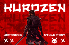 Kurozen Japanese Style Font