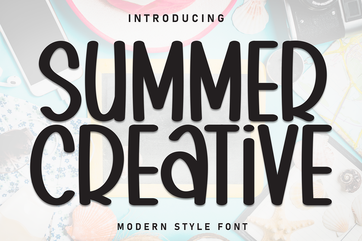 Summer Creative | Script Font, a Script Font by Scratchones (Photo 1 of 8)