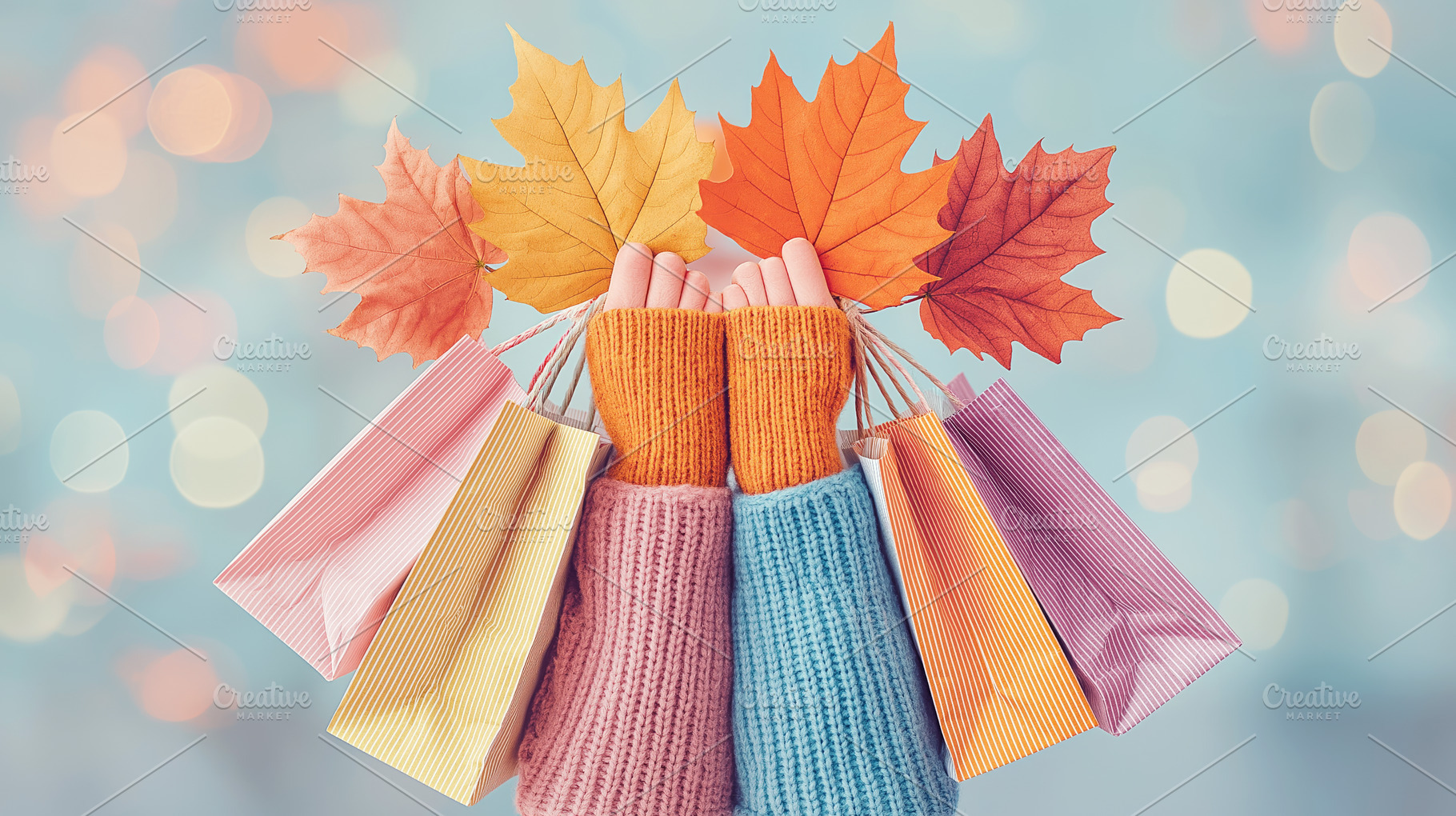 Autumn Shopping, a Holiday Photo by Ocean Digital Art