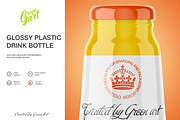 Glossy Plastic Drink Bottle Mockup, a Product Mockup by Green Art (Thumbnail 3 of 5)