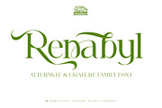 Renabyl - Serif Family Font, a Serif Font by Rishsketch (Thumbnail 13 of 15)
