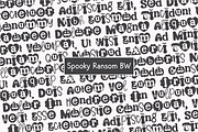 SPOOKY RANSOM Halloween Cut Out Font, a Handwritten Font by Blush Font Co. (Thumbnail 14 of 14)