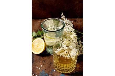 Elderflower Cordial Glasses with