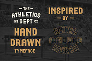 The Athletics Dept - Hand Drawn Font, a Sans Serif Font by Hustle Supply Co. (Thumbnail 4 of 5)