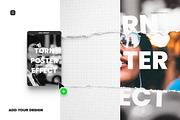Torn Paper Poster Photo Effect, a Product Mockup by Custom Scene (Thumbnail 5 of 10)