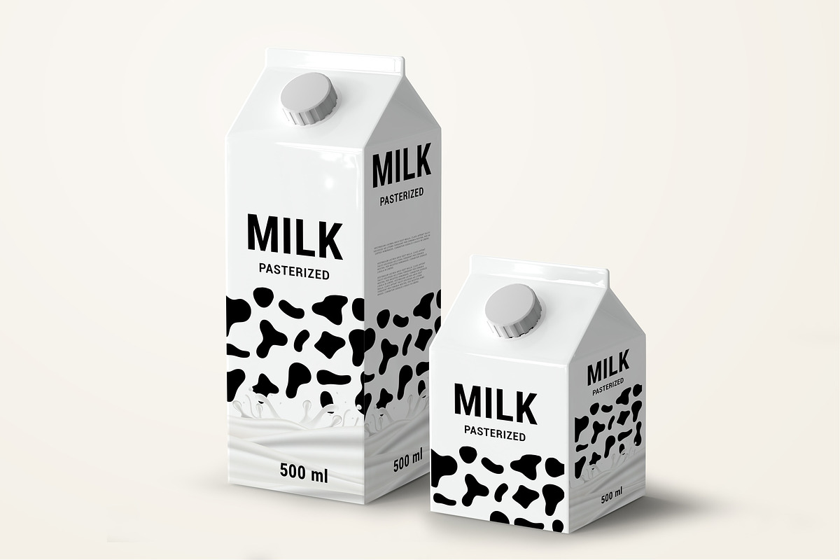 Fresh Milk Glass Bottle Mockup Set, a Product Mockup by PSD Market (Photo 8 of 20)