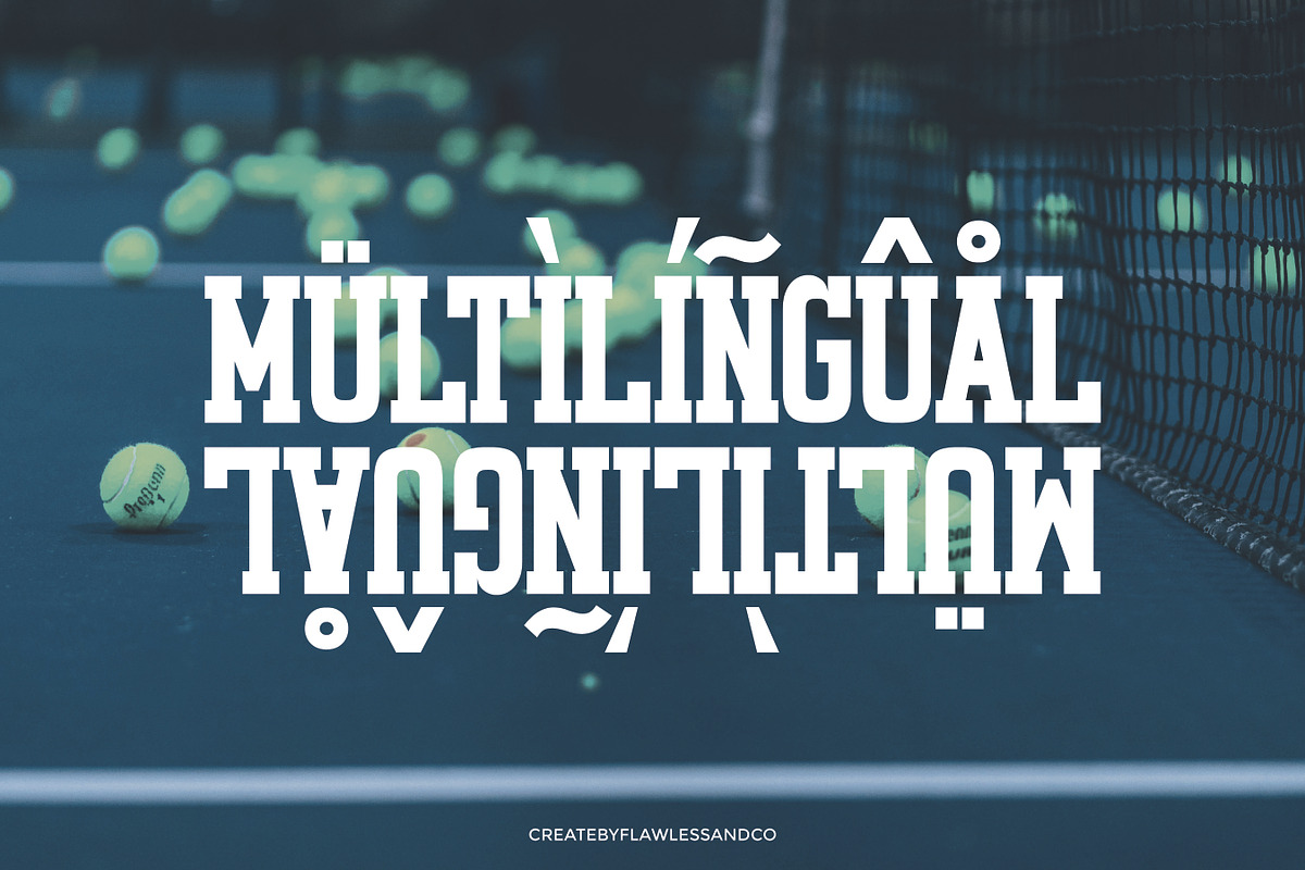 Home Runs - Sport Display, a Serif Font by Flawless And Co (Photo 7 of 10)