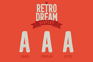 SALE! Retro Dream Family - 29 Fonts