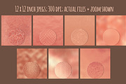 Rose gold foil digital paper, a Texture Graphic by Paper Farms (Thumbnail 3 of 3)