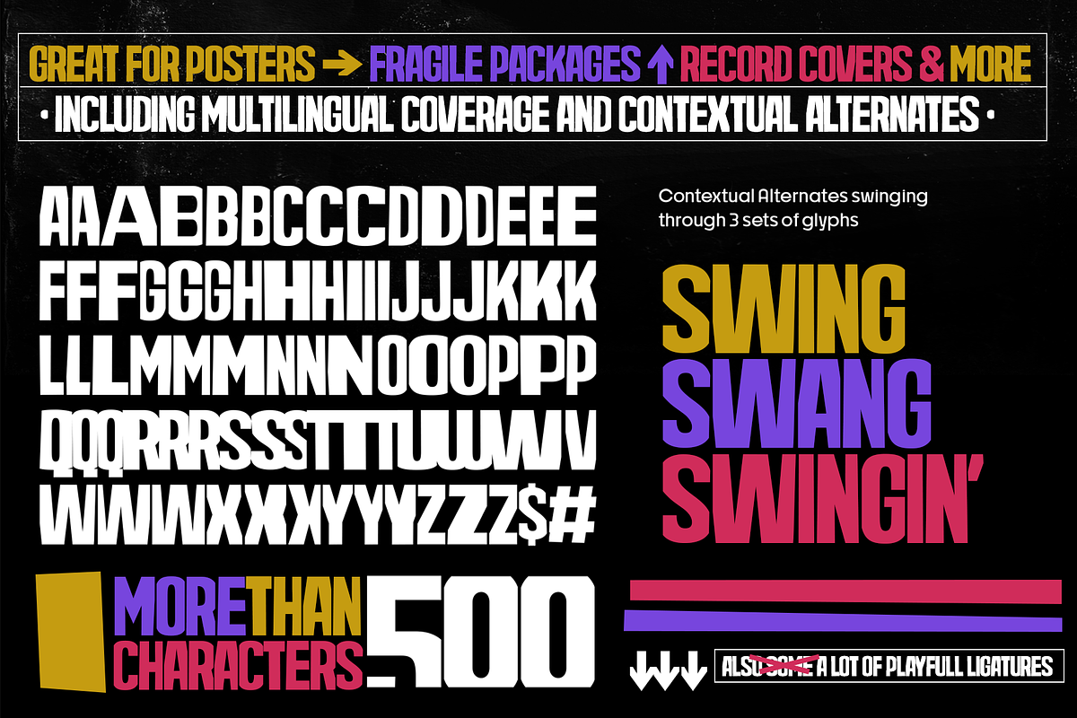 Milescut Display Font, a Sans Serif Font by Tipos Pereira (Photo 2 of 7)