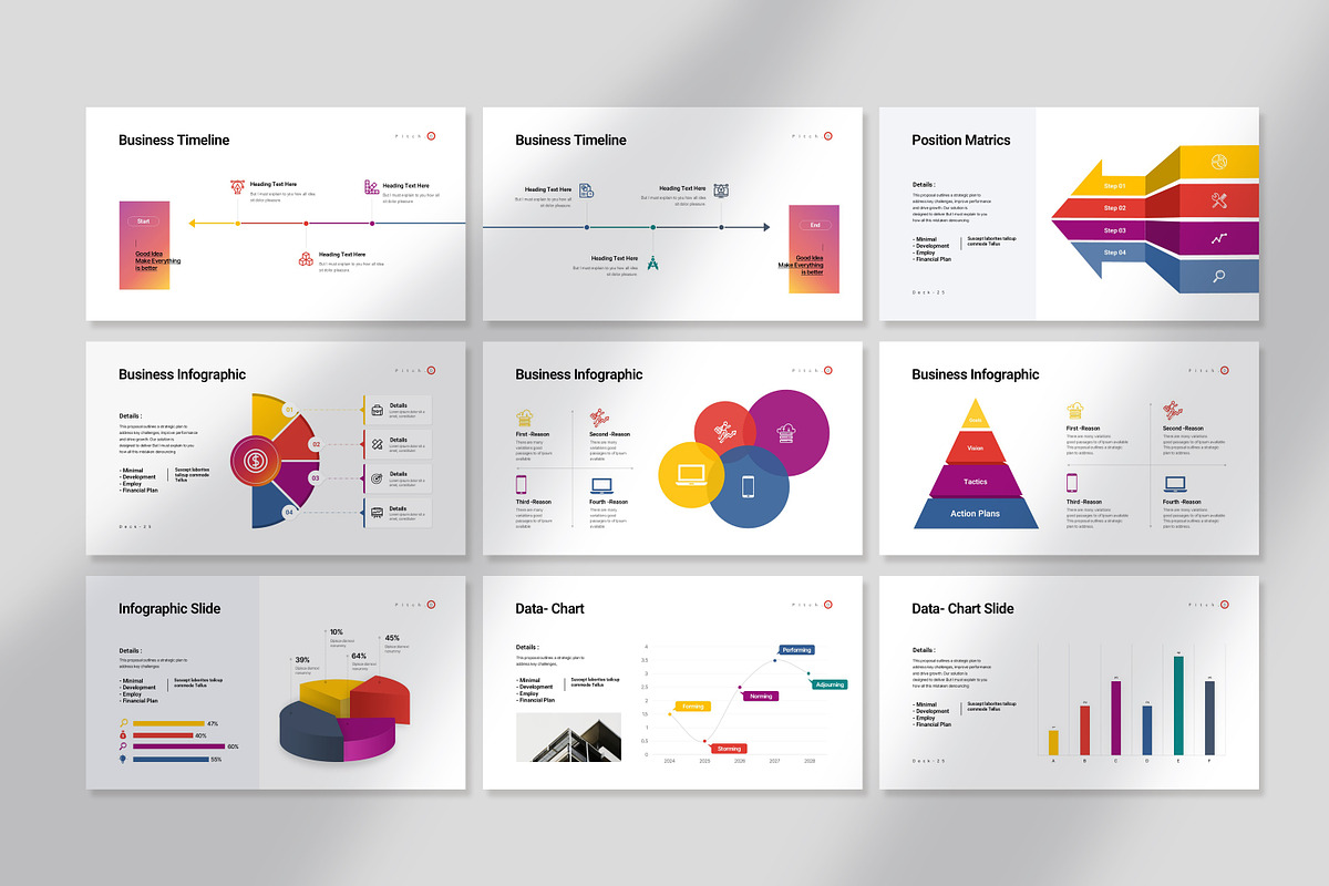Pitch Deck Presentation Template, a Presentation Template by Work_Stock (Photo 11 of 12)