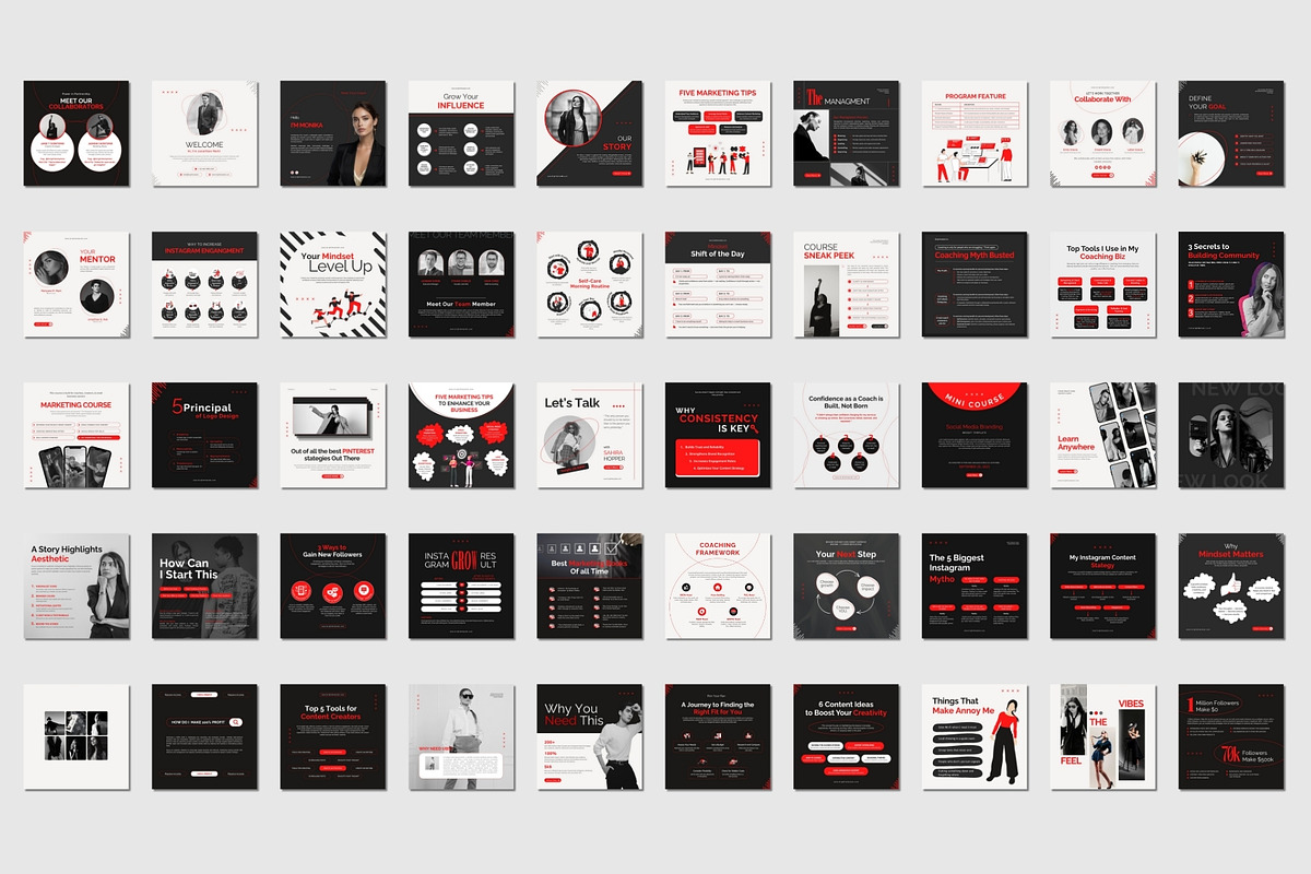 Instagram Templates for Entrepreneur, a Social Media Template by TheBrightGrap (Photo 8 of 18)