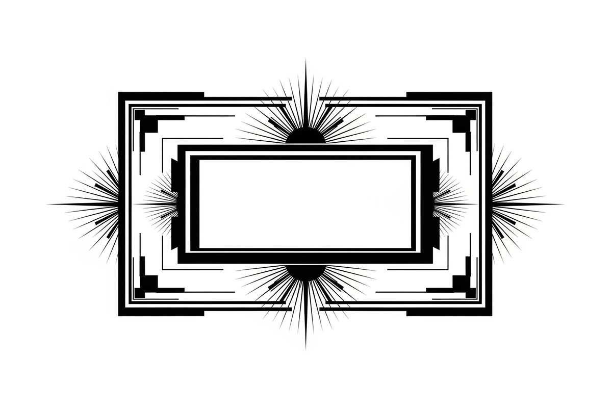 Art Deco Frame SVG Bundle, an Illustration by Gaye Art (Photo 19 of 31)