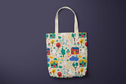 Cute Village Farm Seamless Pattern, a Pattern Graphic by Irina Ostapenko (Thumbnail 2 of 5)