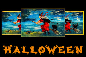 Vintage Halloween Card 2