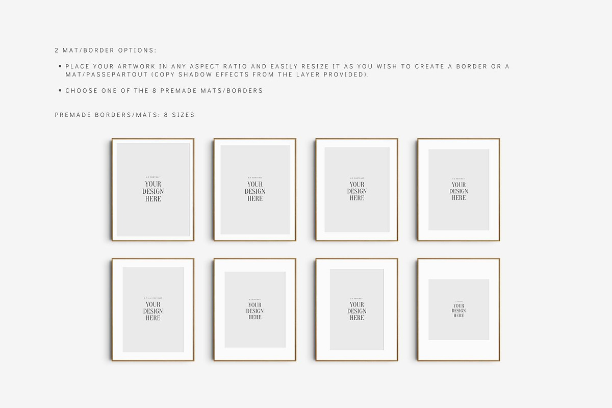 Frame Mockup BUNDLE 4:5 Portrait, a Product Mockup by DESIGN BY nube (Photo 4 of 15)