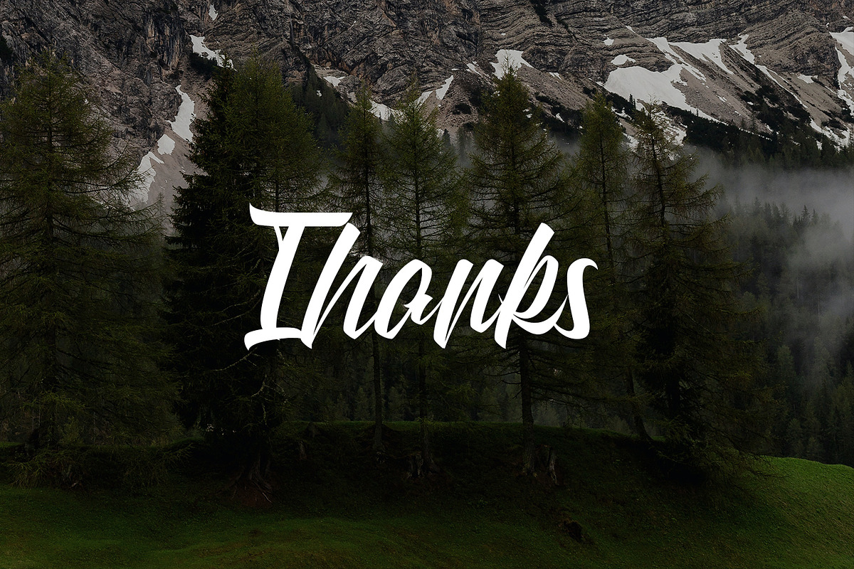 Weathertop Modern Script Typeface, a Script Font by edukka (Photo 8 of 8)