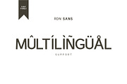 RDN SANS SERIF FONT FAMILY, a Sans Serif Font by rmdndsign (Thumbnail 7 of 8)