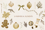 Christmas Ornaments Clipart, a Decorative Illustration by Maggie Stilwell Design (Thumbnail 5 of 10)