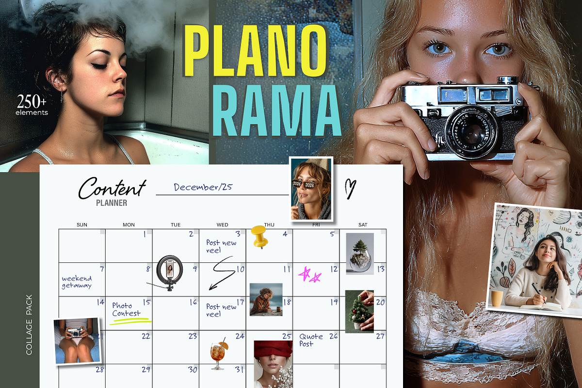 Planorama – Collage & Planning Pack, an Object Graphic by R-studio (Photo 1 of 15)