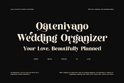Chatoya Elegant Serif Display Font, a Serif Font by Elegant Font (Thumbnail 6 of 8)