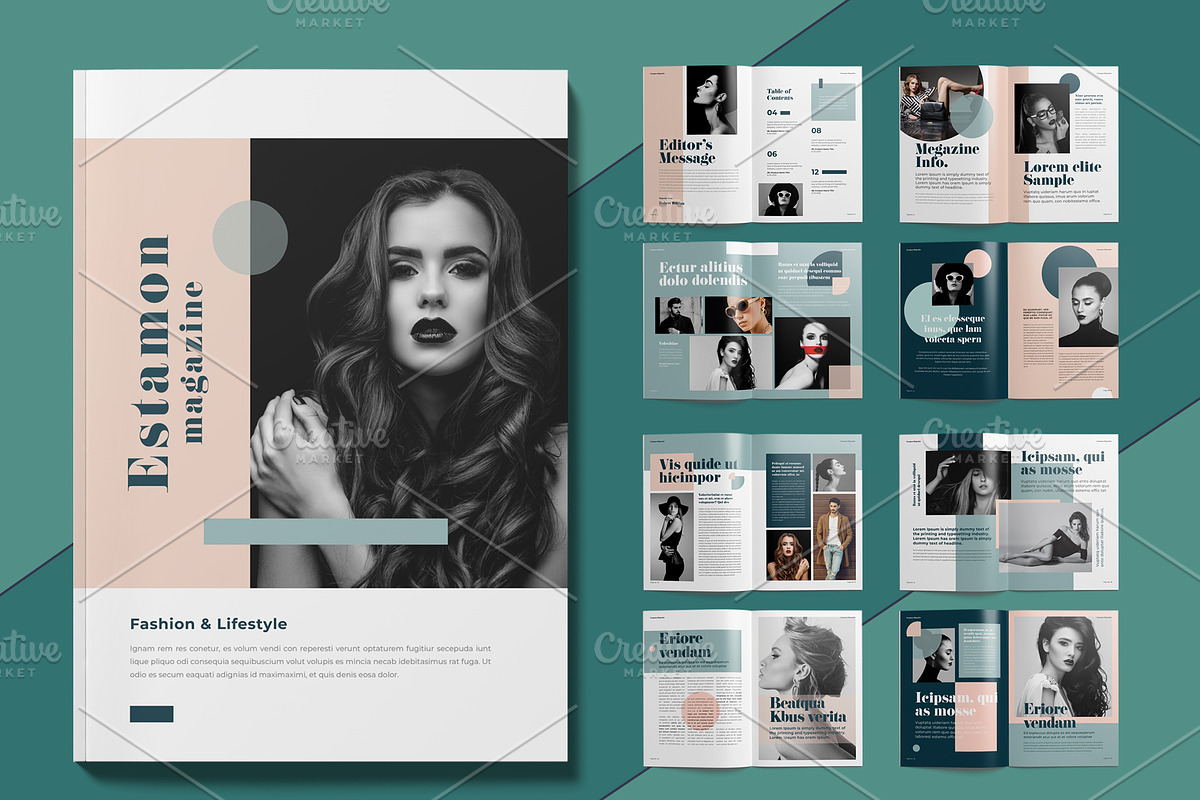 The Magazine-InDesign Template, a Brochure Template by Cristal Pioneer (Photo 5 of 5)