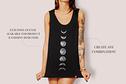 Moon Cycle Photo Set, a Background Graphic by S K Y B O X (Thumbnail 4 of 6)