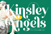 Kinsley Angels Modern Alternatate, a Serif Font by timelesstype.co (Thumbnail 1 of 20)