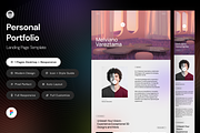 Personal Portfolio - Landing Page, an UI Kit Template by andrisetiawannn (Thumbnail 1 of 6)