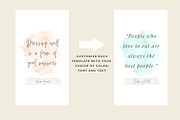 Vintage Watercolor Instagram Story, a Social Media Template by Spinsugar Graphics (Thumbnail 6 of 8)