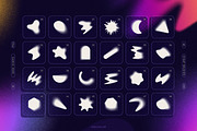 Blurry Gradient Shapes Collection, an Object Graphic by Samolevsky (Thumbnail 11 of 15)
