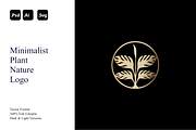 Minimalist Plant Nature Logo, a Branding & Logo Template by Luxury Logos (Thumbnail 1 of 4)