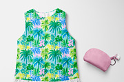 Seamless Preppy Palm Tree Patterns, a Pattern Graphic by The Preppy Artist (Thumbnail 4 of 11)