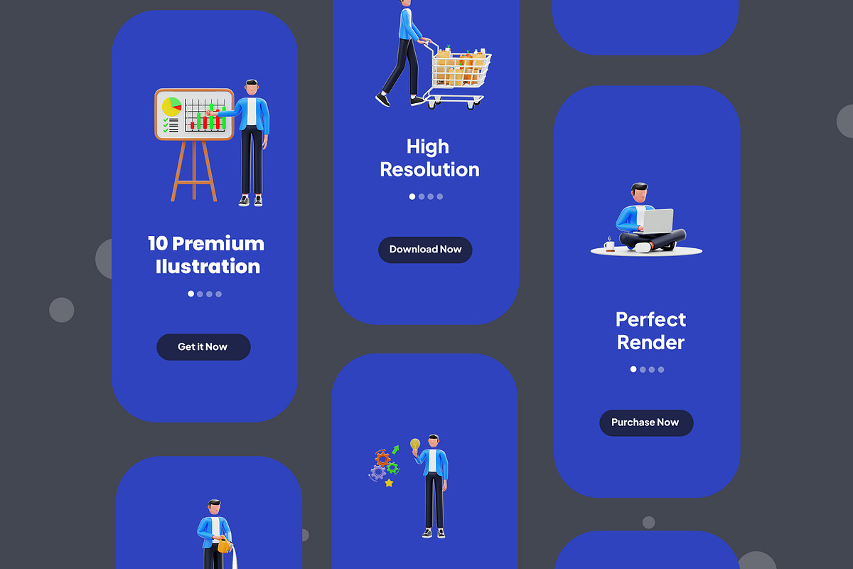 People Activity 3D Illustration Pack, a Person Illustration by novia99design (Photo 3 of 6)