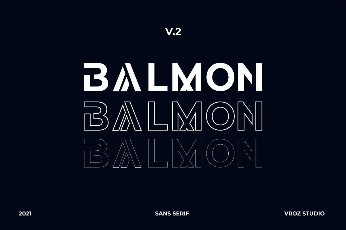 REBECA Logo Font | Logo & Branding, a Sans Serif Font by Vroz Studio (Photo 2 of 8)
