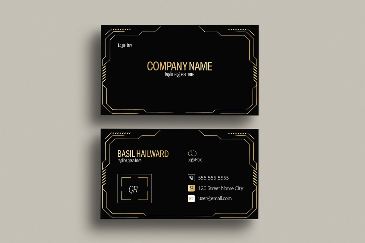 Business Card Template, a Stationery Template by MightyDesign (Photo 1 of 6)