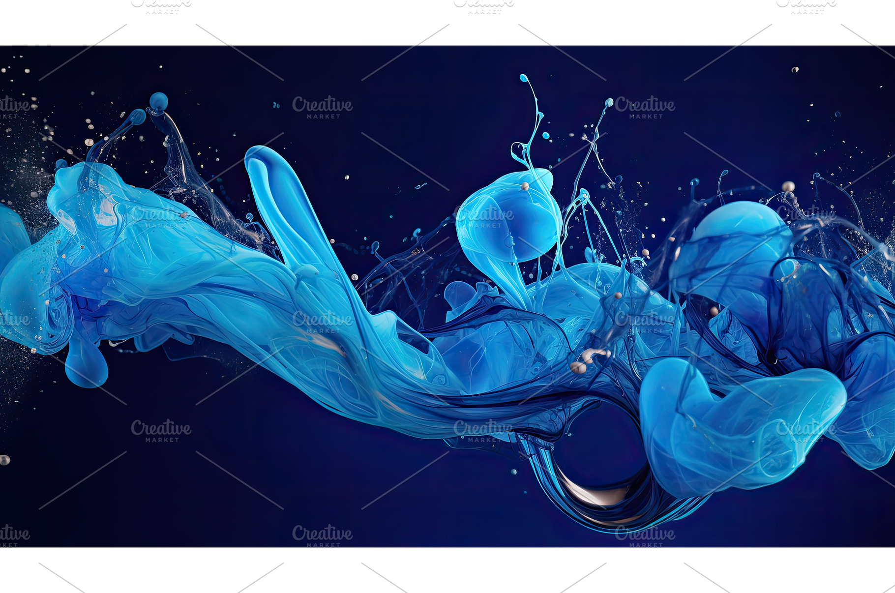 joy dark blue abstract background ai, a Background Photo by pikepicture